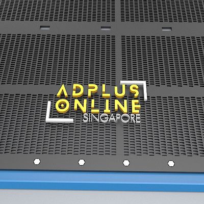 Cross-Tensioned Rubber Mesh 60 inches [5 feet] O/H (Product Sizes 6mm to 8mm)