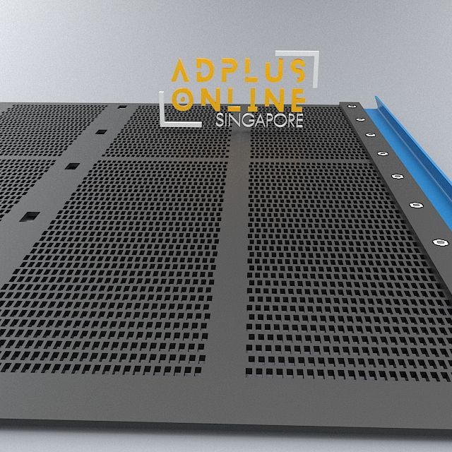 Cross-Tensioned Rubber Mesh 96 inches [8 feet] O/H (Product Sizes 6mm to 8mm)