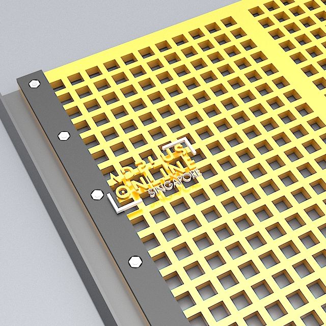 Cross-Tensioned PU Mesh 2400mm O/H (Product Sizes 3mm to 10mm)