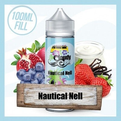 Cloudy Reef Nautical Nell 120ml Capacity Bottle Filled With 100ml Liquid