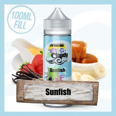 Cloudy Reef Sunfish 120ml Capacity Bottle Filled With 100ml Liquid