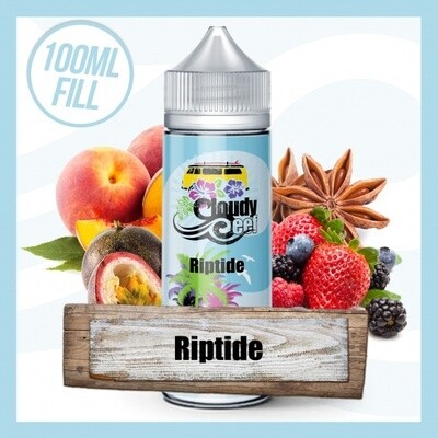 Cloudy Reef Riptide 120ml Capacity Bottle Filled With 100ml Liquid