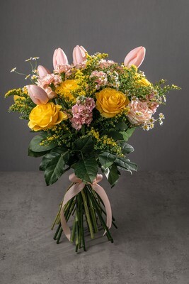 Весенний букет цветов из нашей Цветочной Лавки №6