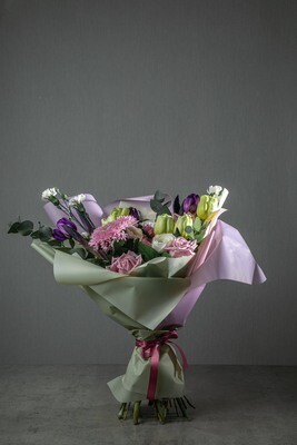 Весенний букет цветов из нашей Цветочной Лавки №12