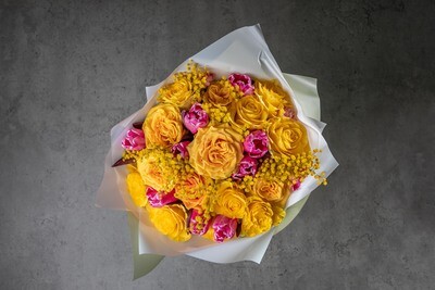 Весенний букет цветов из нашей Цветочной Лавки №13