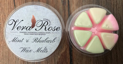 Mint &amp; Rhubarb Soy Wax Melt Pot
