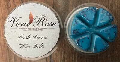 Fresh Linen Soy Wax Melt Pot