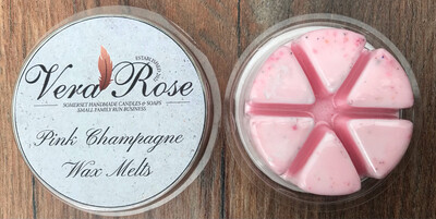 Pink Champagne Soy Wax Melt Pot
