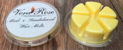 Musk &amp; Sandalwood Soy Wax Melt Pot