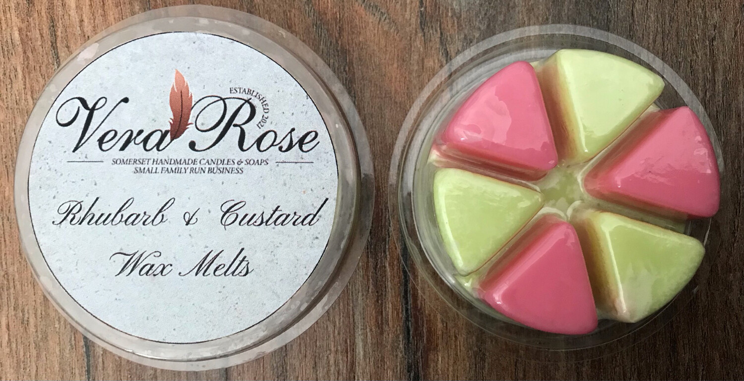 Rhubarb &amp; Custard Soy Wax Melt Pot