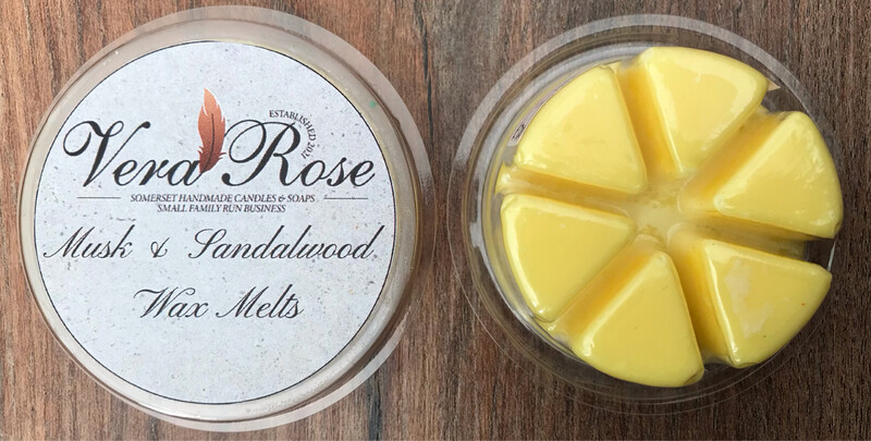 Musk &amp; Sandalwood Soy Wax Melt Pot