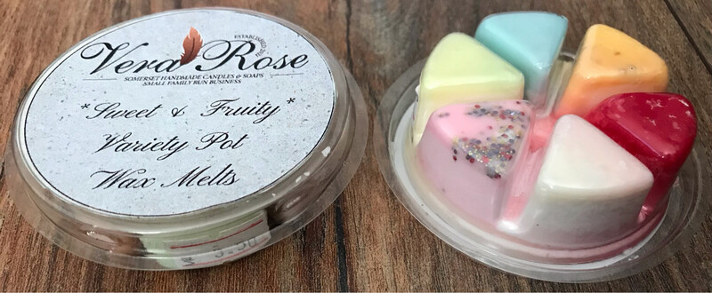 Sweet & Fruity Sample Soy Wax Melt Pot