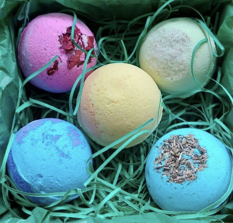 Bath Bomb Variety Gift Box (prices Start At 3 Bath Bombs)