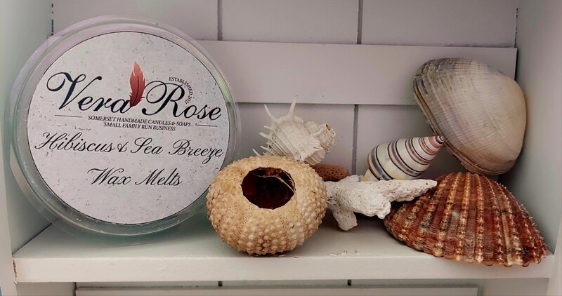 Hibiscus &amp; Sea Breeze Soy Wax Melt Pot