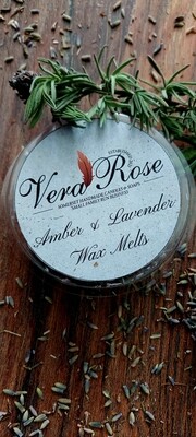 Amber & Lavender Soy Wax Melt Pot