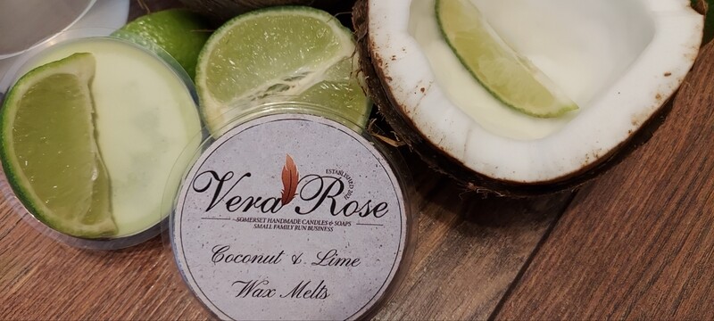 Coconut &amp; Lime Soy Wax Melt Pot