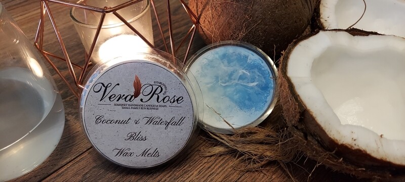 Coconut &amp; Waterfall Bliss Soy Wax Melt Pot