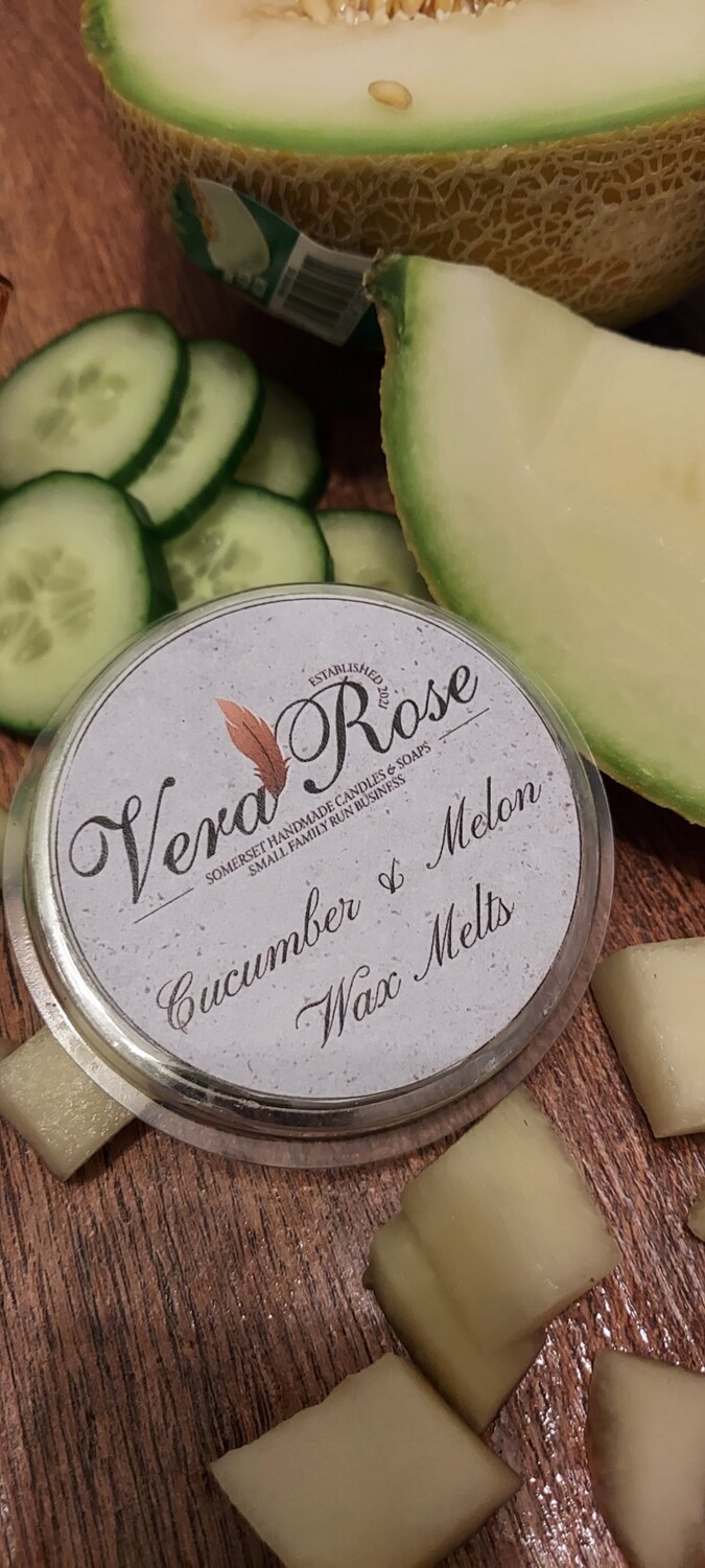 Cucumber &amp; Melon Soy Wax Melt Pot