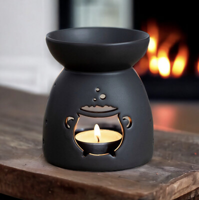Cauldron Cut Out Design Burner - Moon & Stars Range