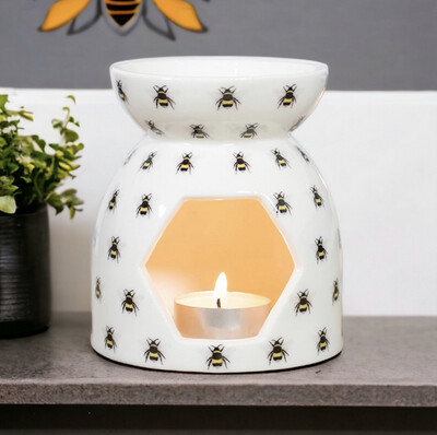Bee Printed Oil/ Wax Burner