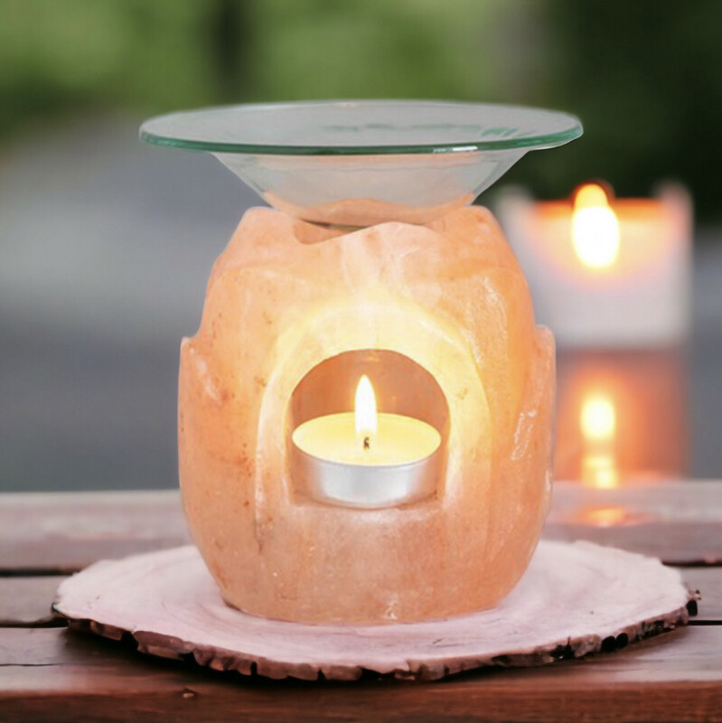 Himalayan Lotus Salt Rock Oil/ Wax Burner