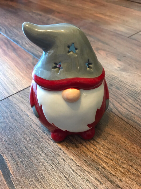 Gonk Tealight Holder With Starry Hat