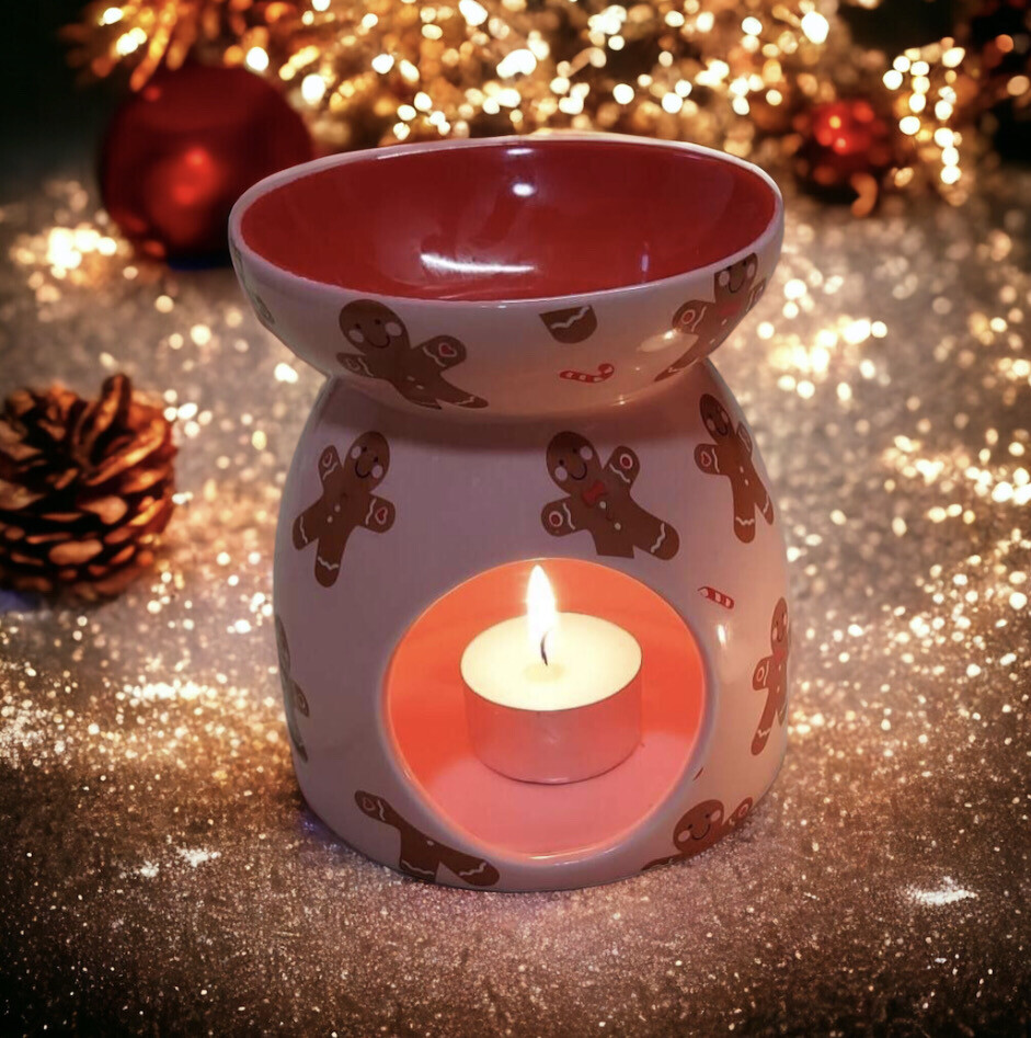Gingerbread Patterned Wax/ Oil Burner