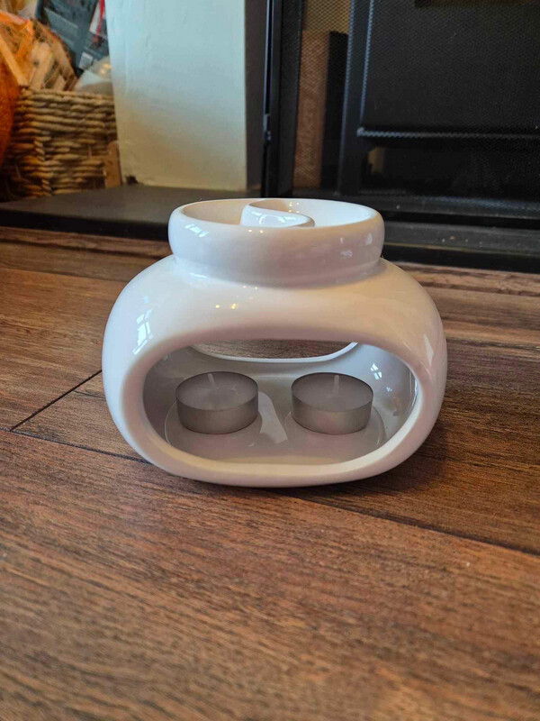 Double Tea Light Oil/ Wax Burner