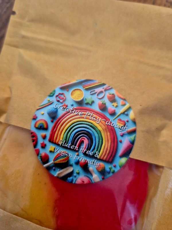 Gluten free coloured play dough