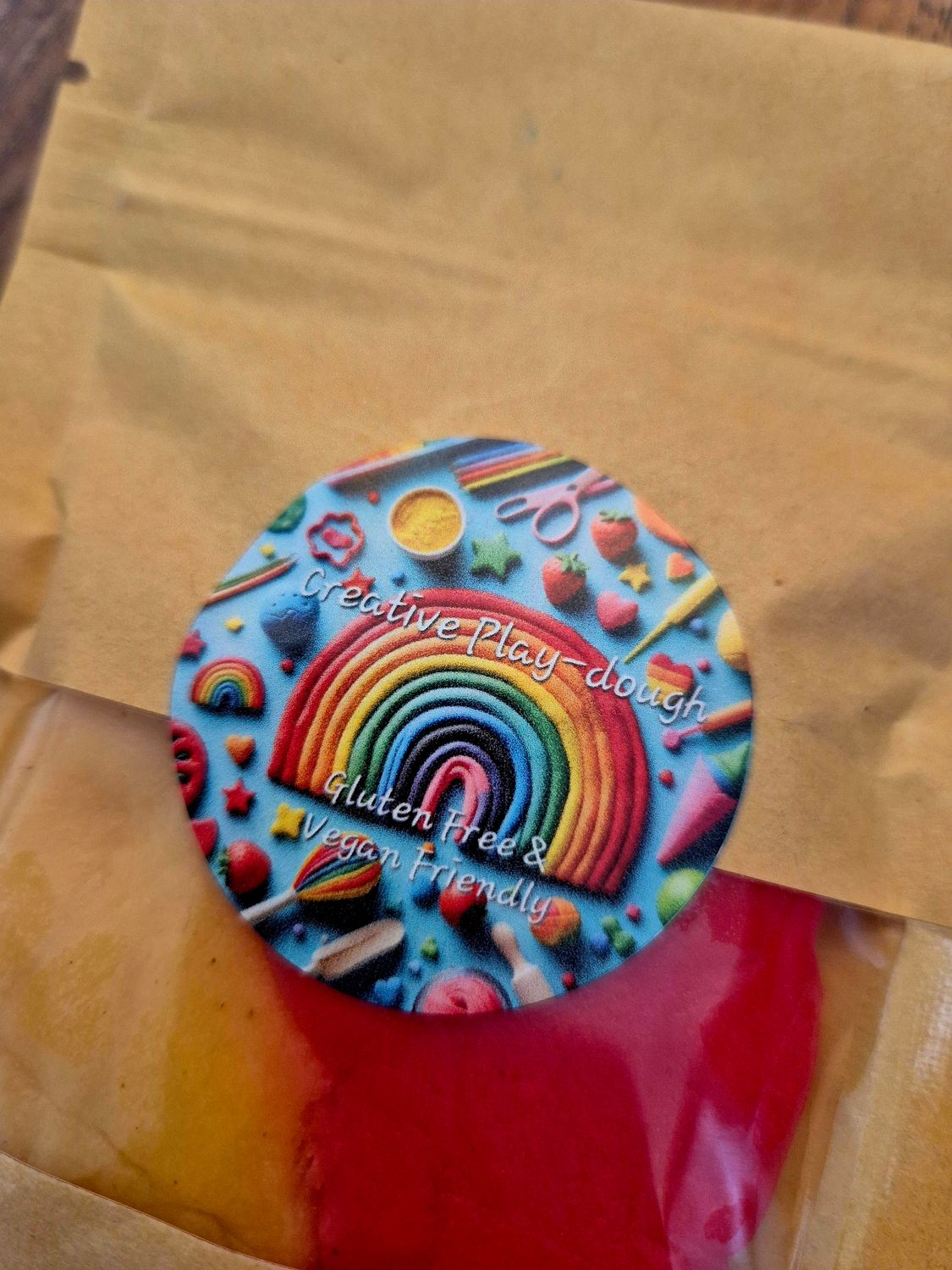 Gluten free coloured play dough