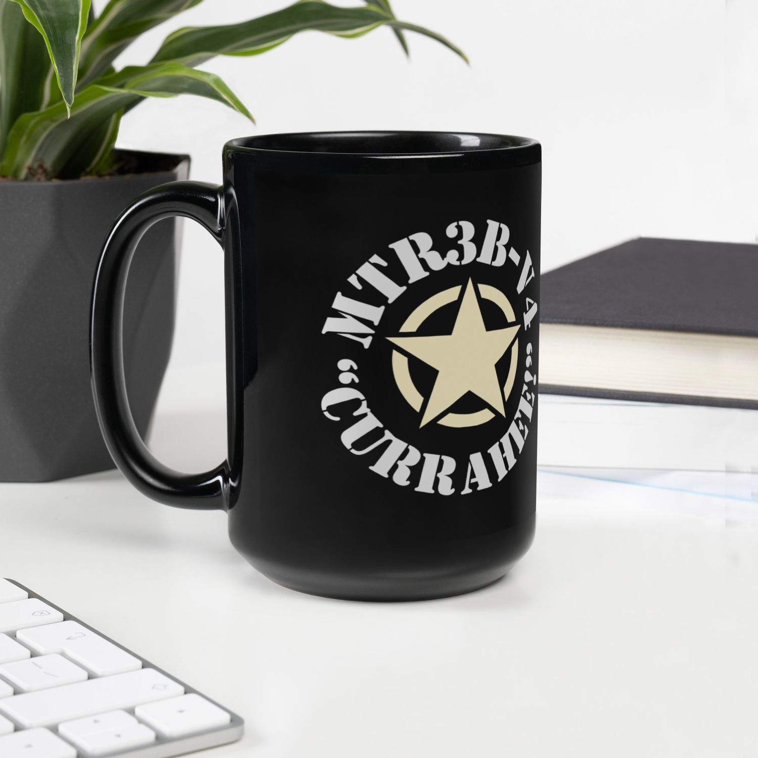 Black Glossy Mug