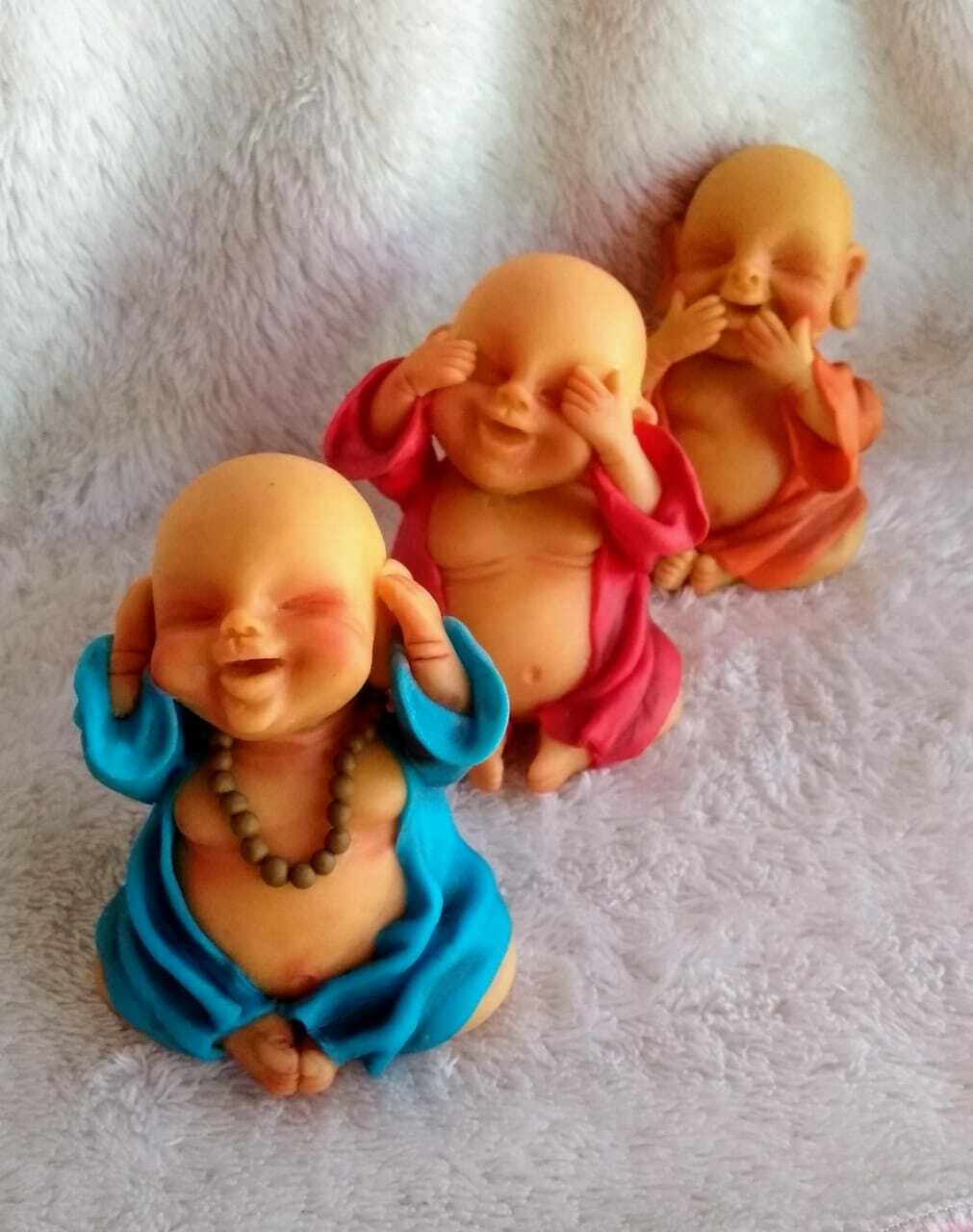 Set 3 Buda Sonriente