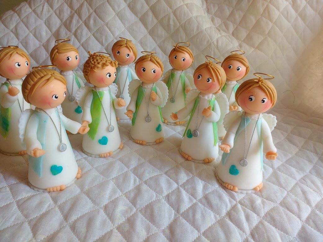 Centro de mesa. Angelitos hippies.