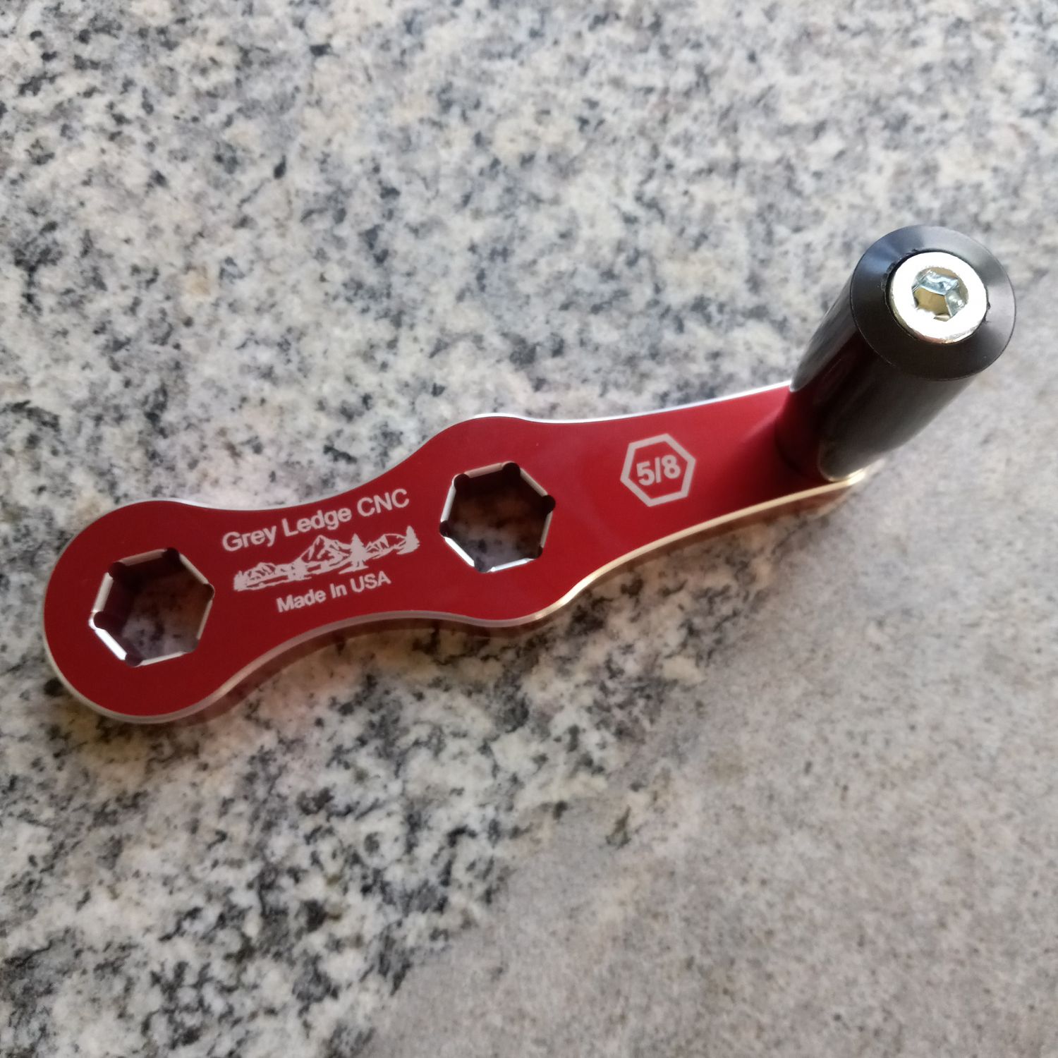 Red 5/8 Milling Vise Handle