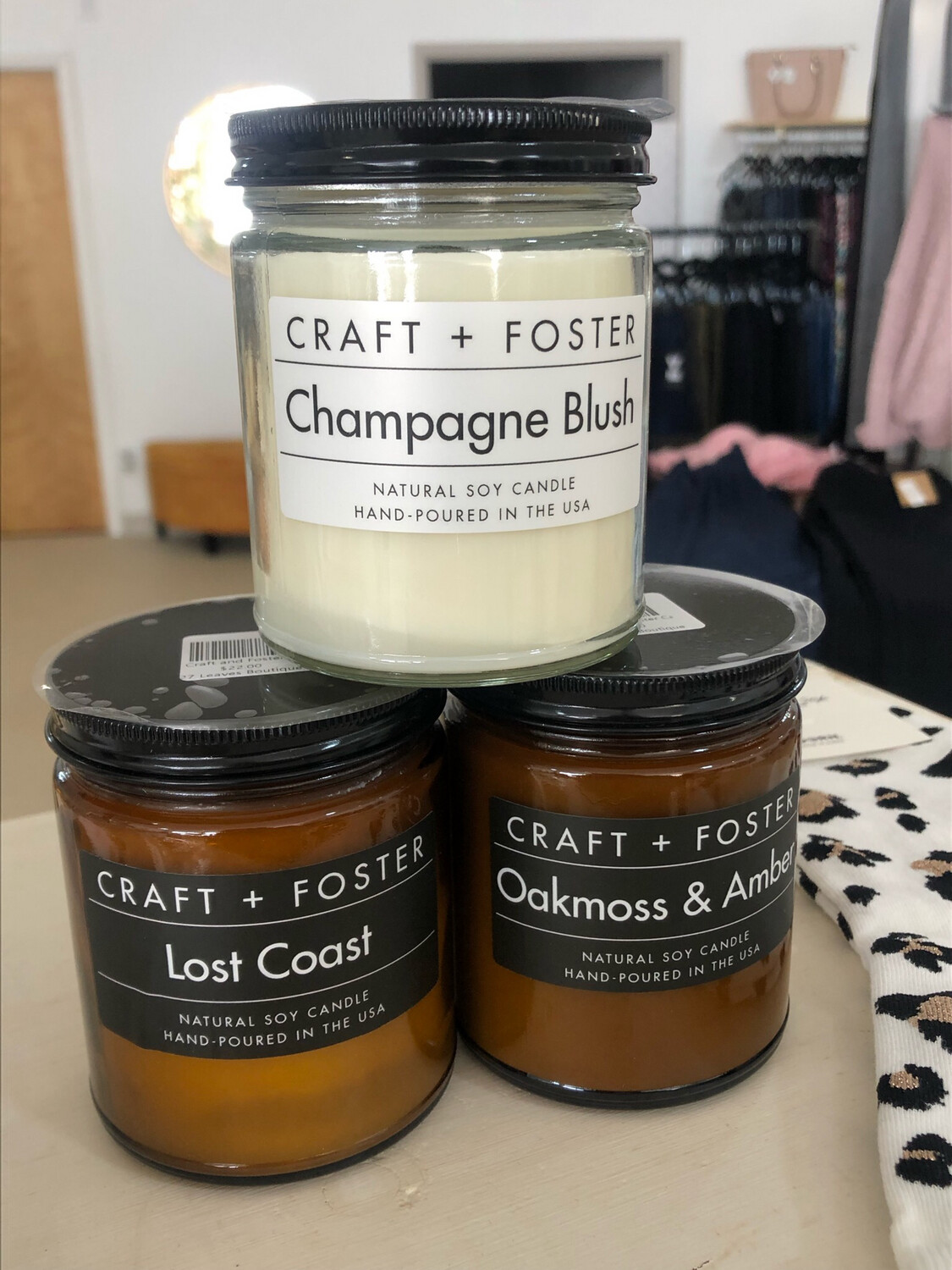 7.6 OZ Craft and Foster Candle