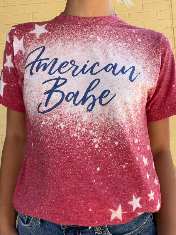 American Babe Bleached Tee
