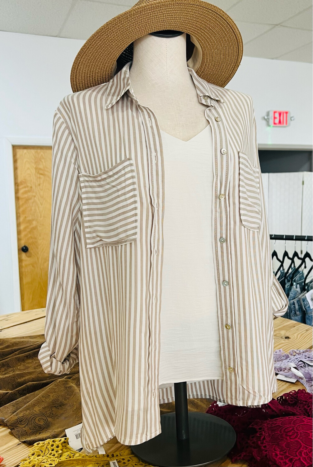 Beach Button Up
