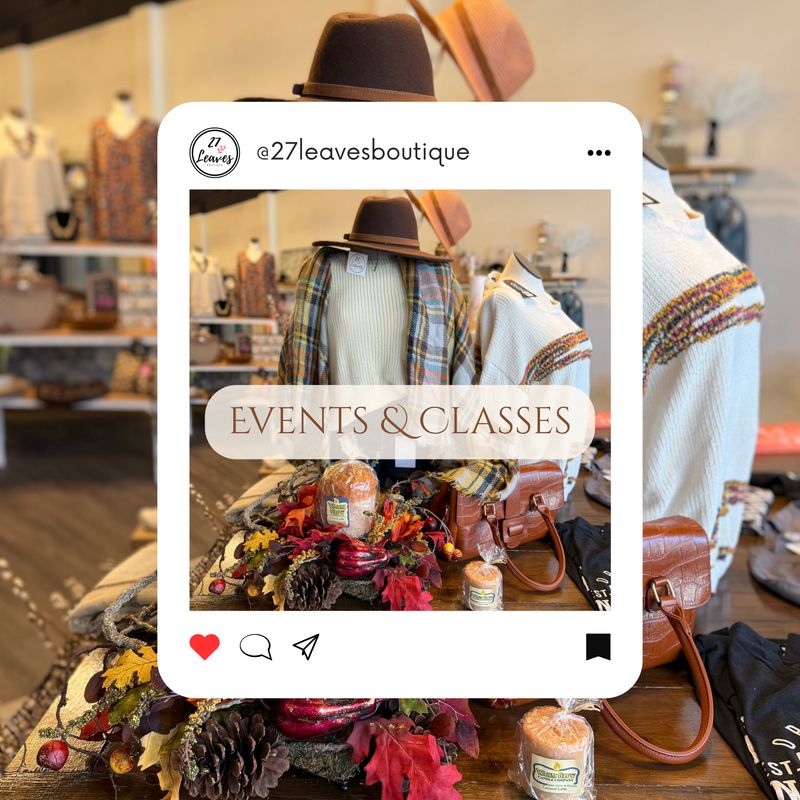 EVENTS &amp; CLASSES