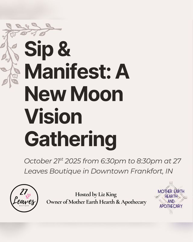 Sip and Manifest: A New Moon Vision Gathering