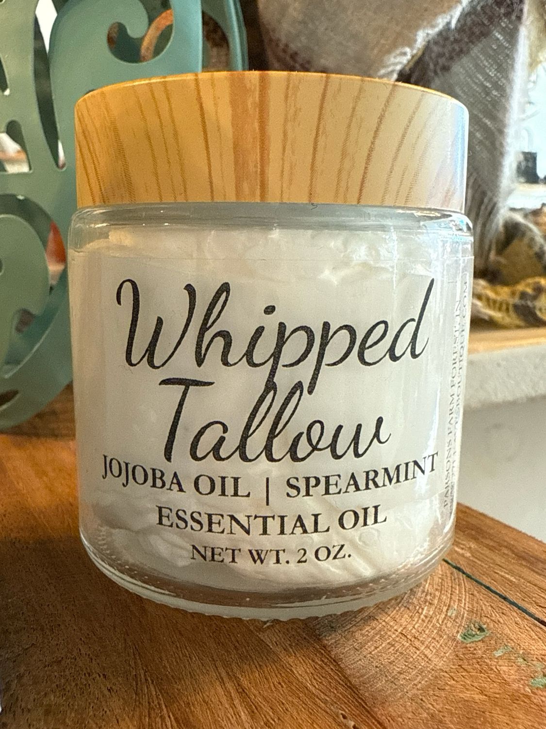 Spearmint Whipped Tallow 2oz