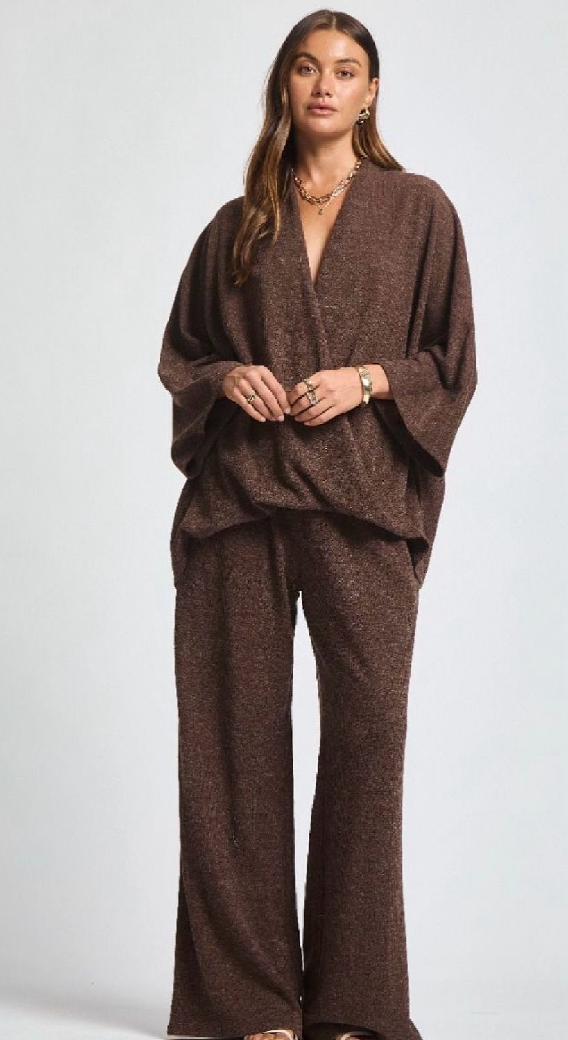 Ultrasoft Loose Fit Chocolate Lounge Set