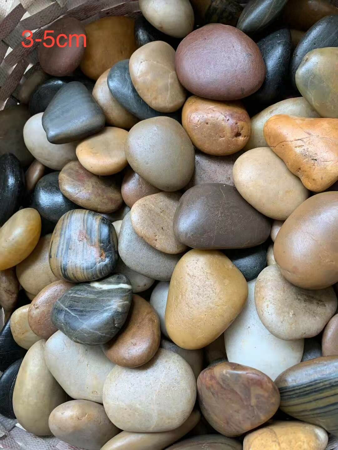 Colorful cobblestone - matte /flat treated surface