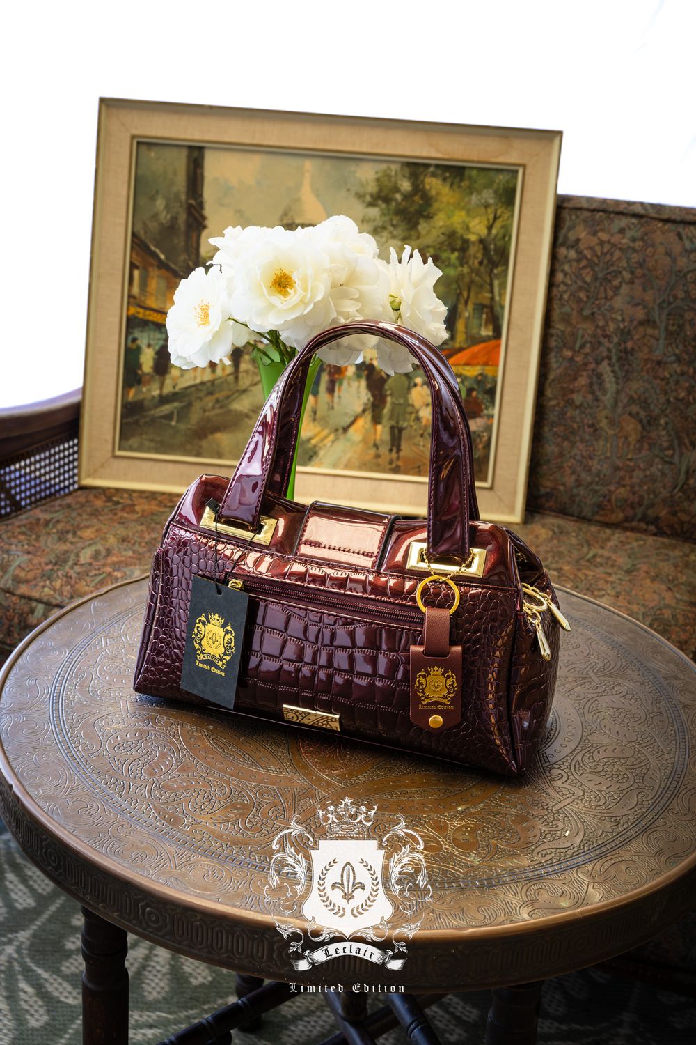 Gancini (Engrave Lover's name on Handbag / Leclair Limited Edition)