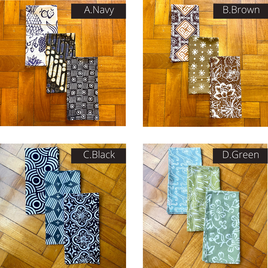 Batik Reusable Cloth SET