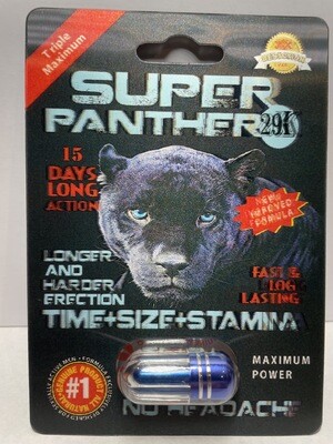 Super Panther enhancement pill for men