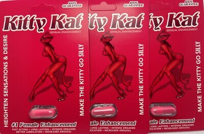 3 Kitty Kate 3 capsules female -her- sensual enhancement.