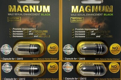 Magnum Black 4 single enhancement pill for him