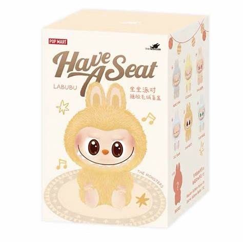 Pop Mart Labubu “Have a Nice Day” – Have a Seat Series | Adorable Furry Plush Figurine