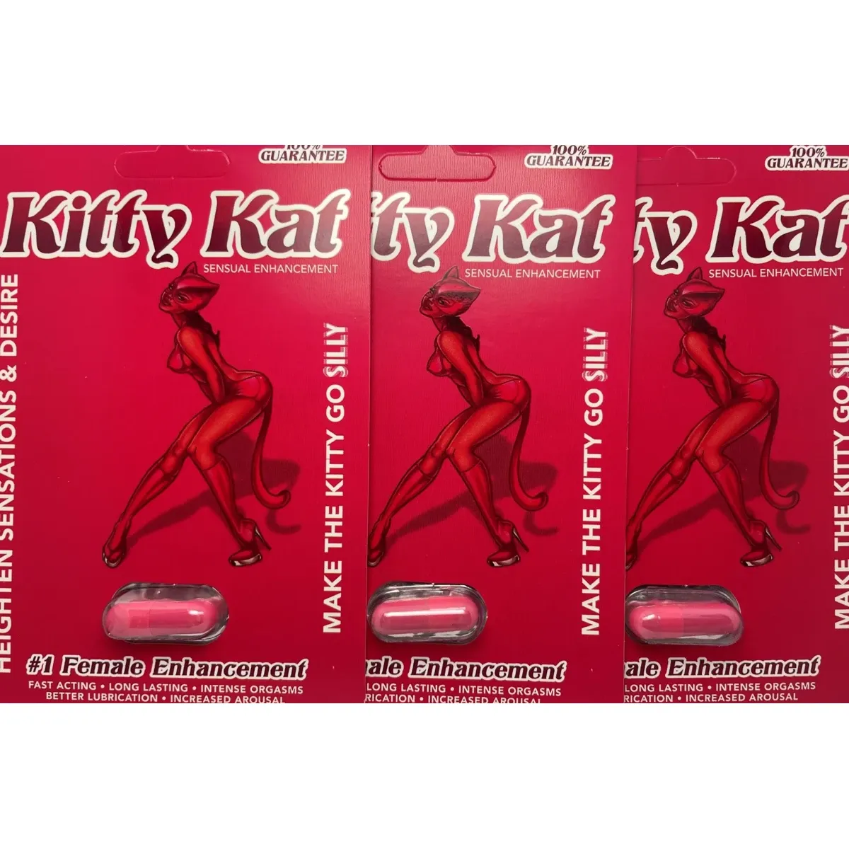 3 Kitty Kate 3 capsules female -her- sensual enhancement.
