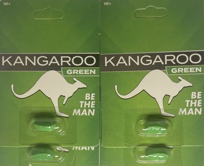 Kangaroo Green Men&#39;s Herbal Vitality Supplement – 4 Tablets